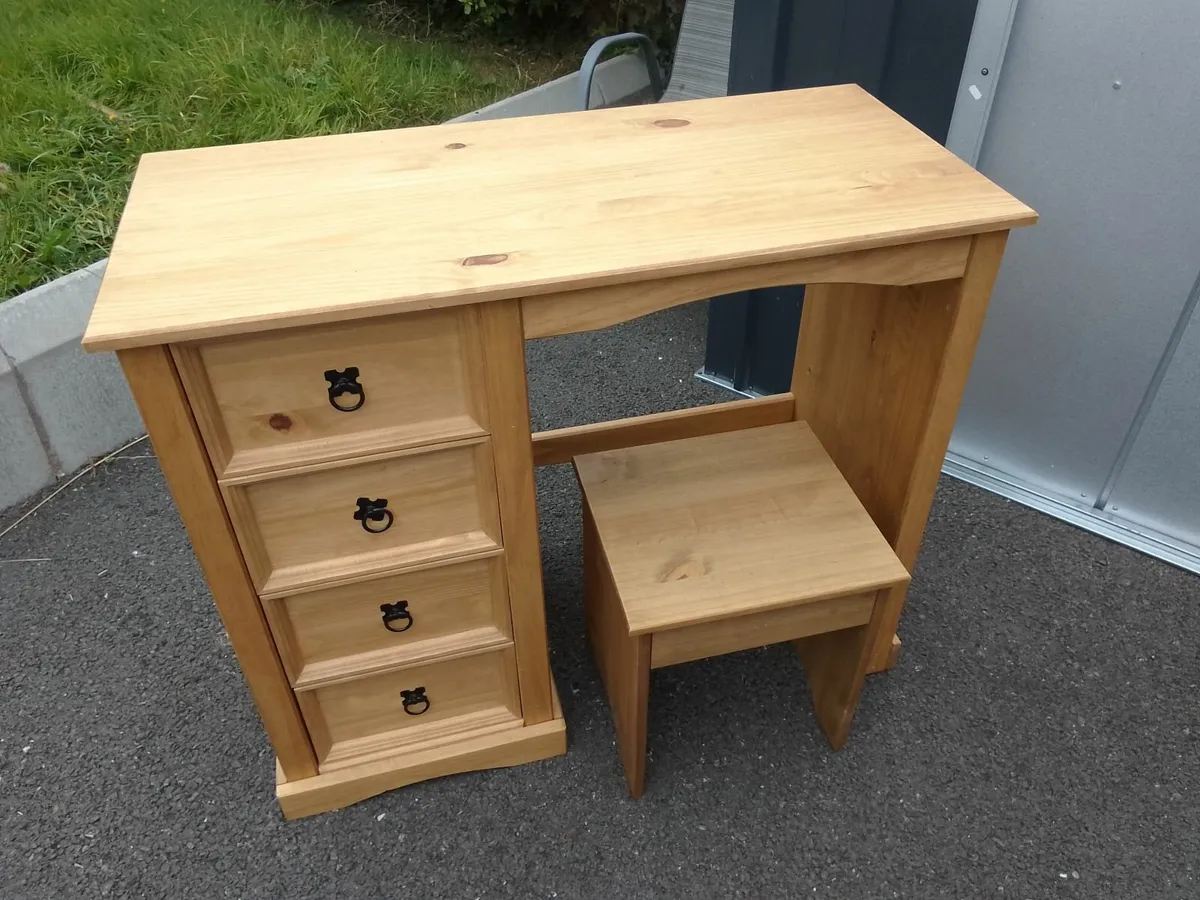 Dressing Table/Desk (Corona solid Pine) - Image 1