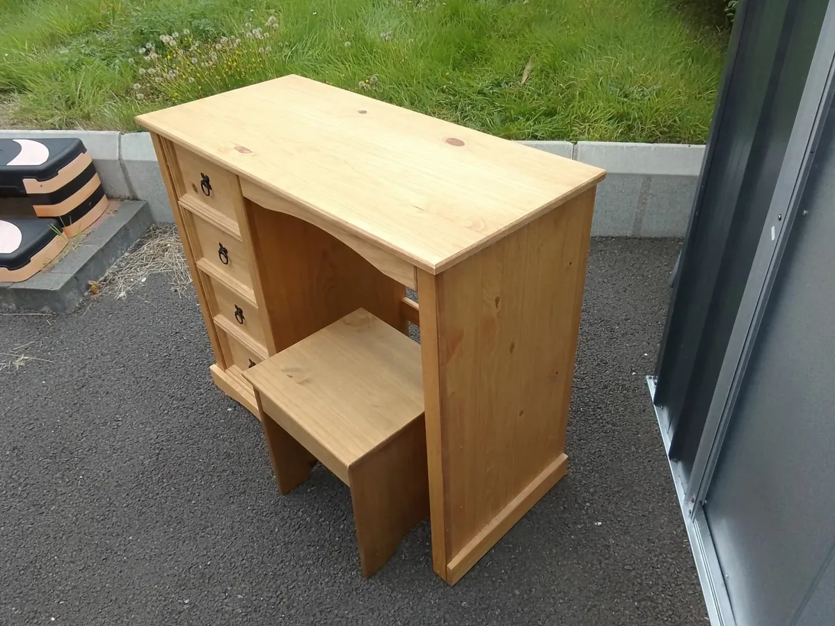 Dressing Table/Desk (Corona solid Pine) - Image 3