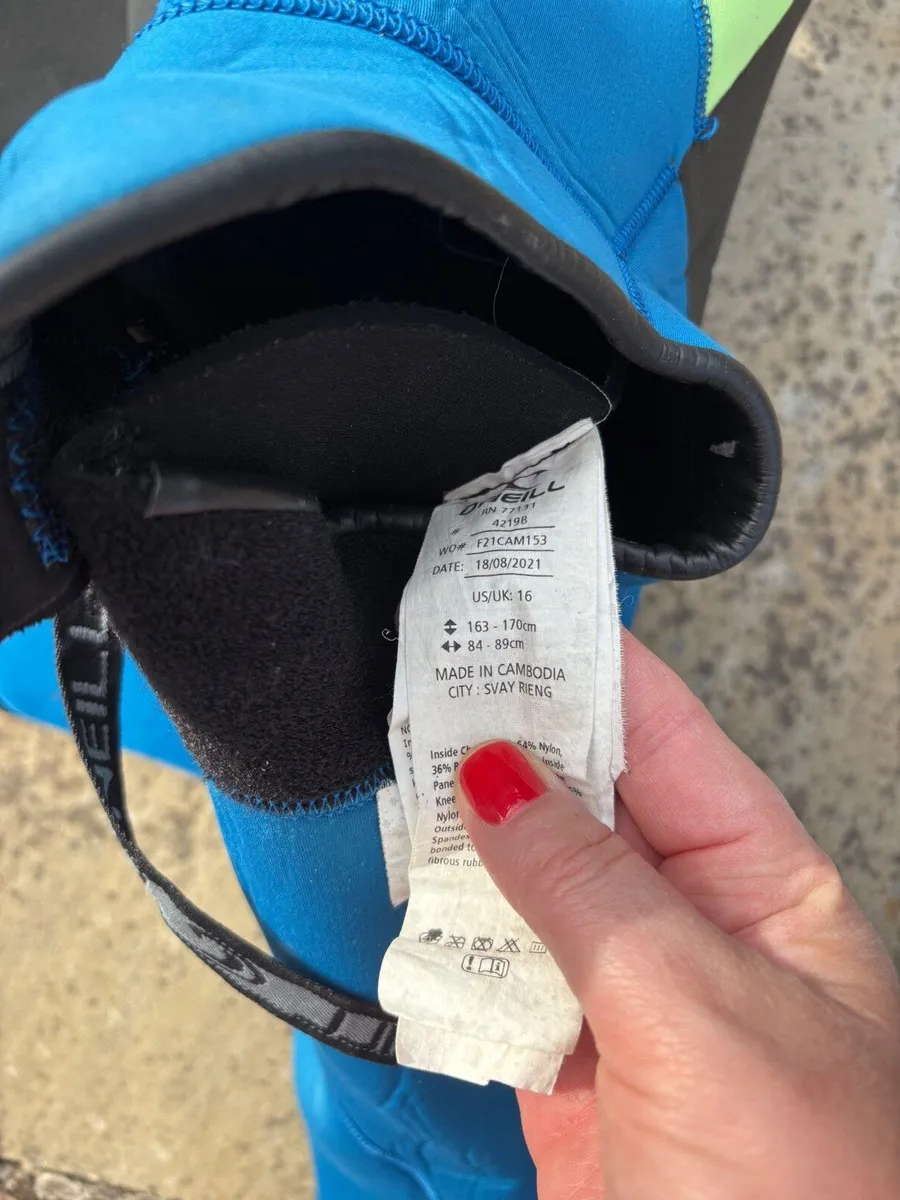 O Neil 5:4 mm Epic teen wetsuit Age 16 - Image 4