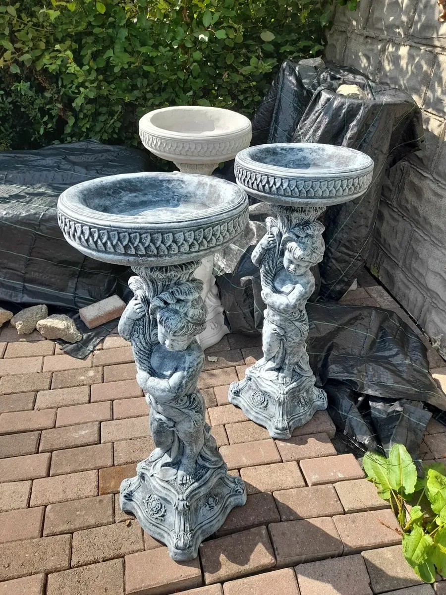 Angel Bird Bath - Brand New - Only 85 Each - Image 2