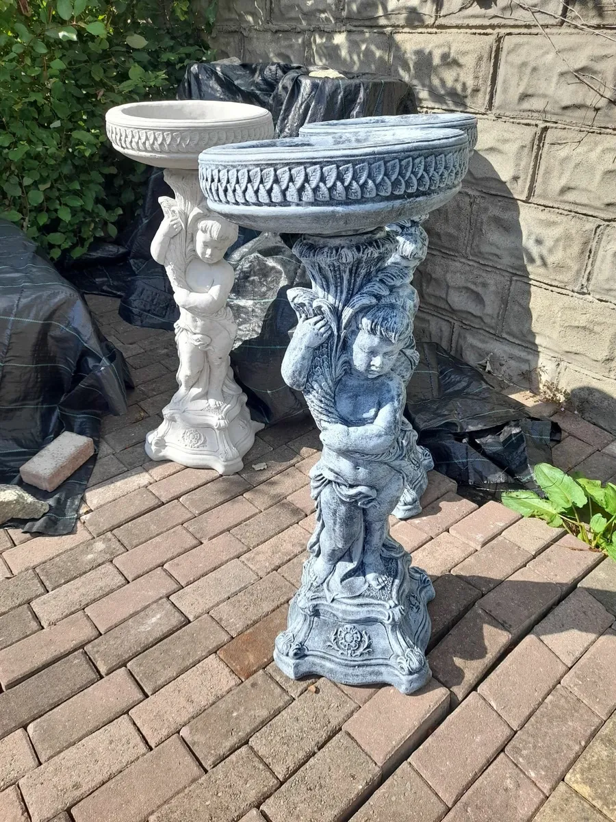 Angel Bird Bath - Brand New - Only 85 Each - Image 4