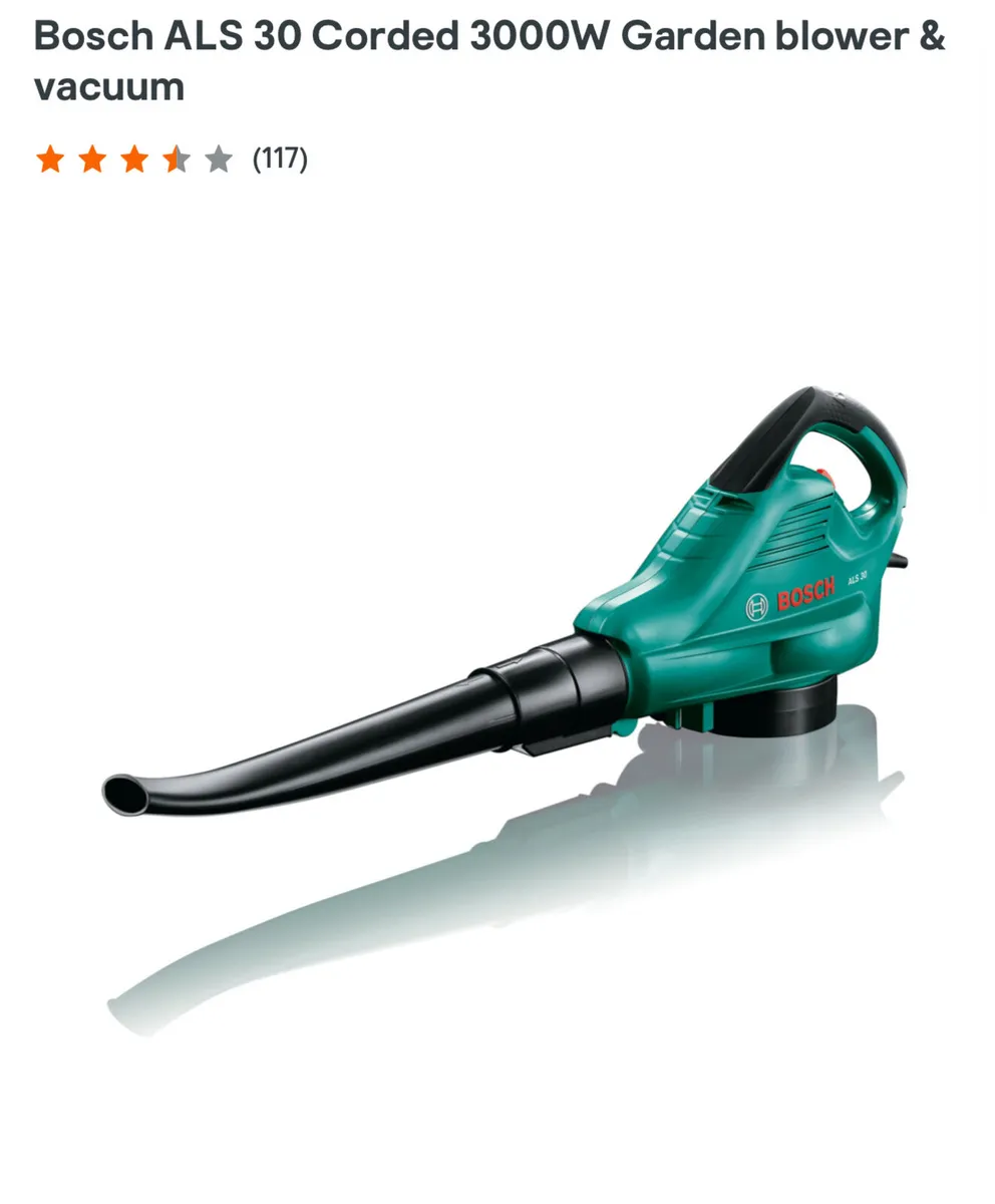 BOSCH leaf blower and vacume in swords - Image 4