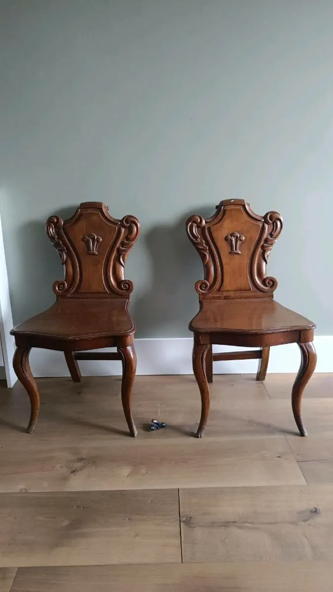 Victorian hall chairs - Image 1