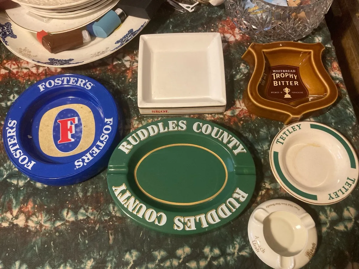Collection of pub ashtrays free postage - Image 1