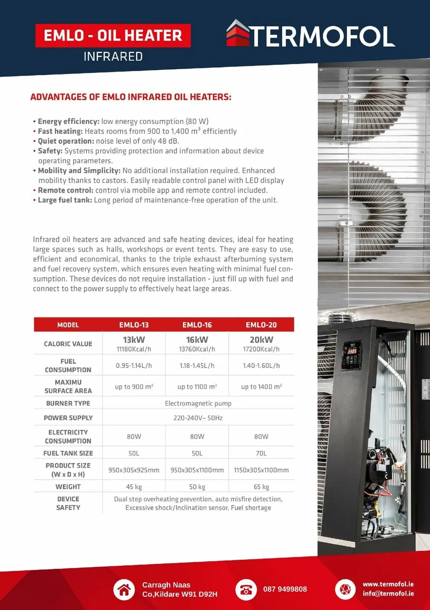 Indrustial infrared diesel  heater - Image 4