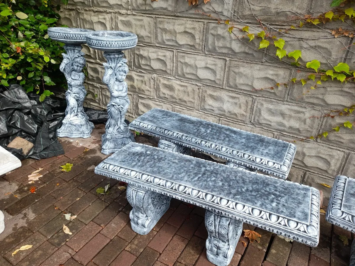 Garden Bench and Bird Bath - Only 190! - Image 4