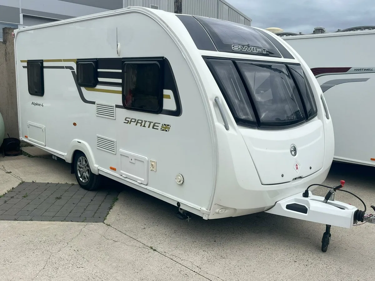 2016 swift sprite alpine 4 fixed bed - Image 1