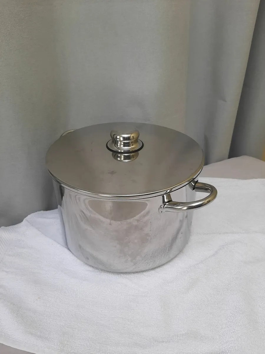 Stainless Steel Stock Pot For Sale. - Image 2