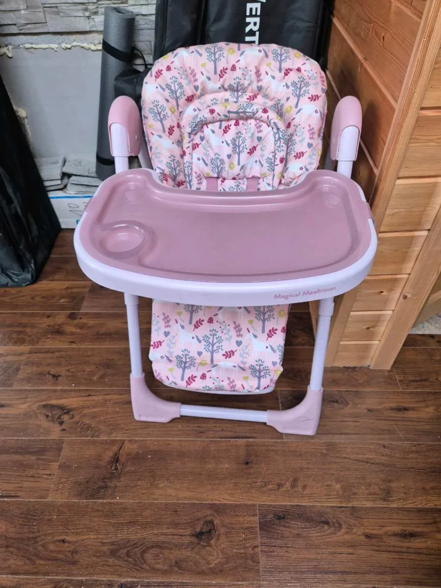 Cosatto Noodle 0+ Highchair Unicorn Garden - Image 2