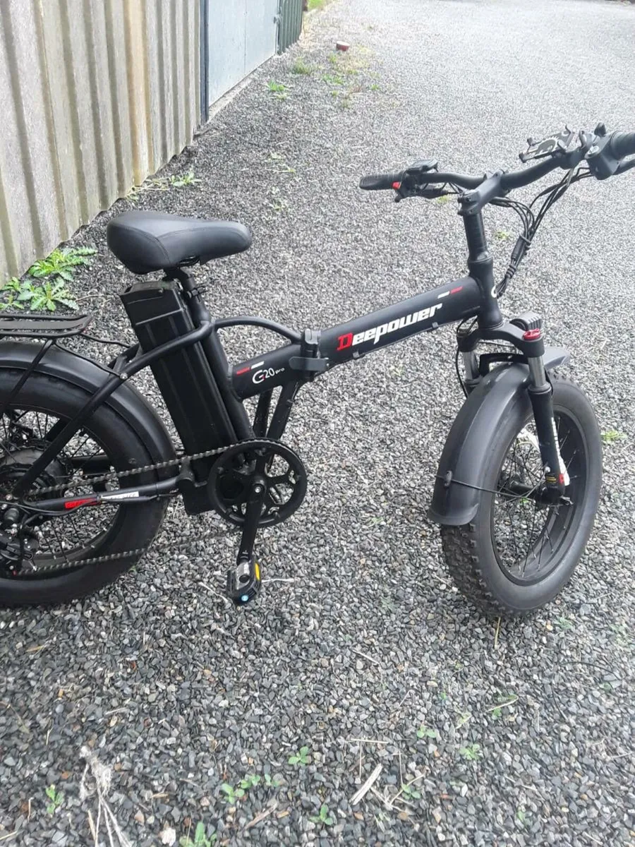 Deepower g20 electric bike as new - Image 2