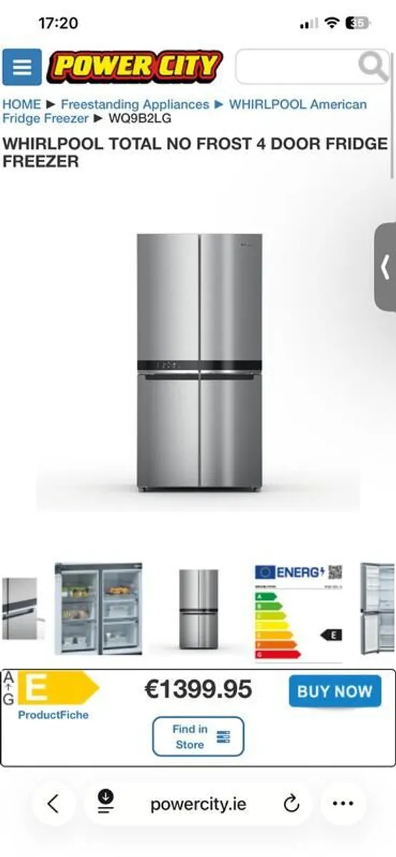 Whirlpool 4-doors American fridge - Image 2