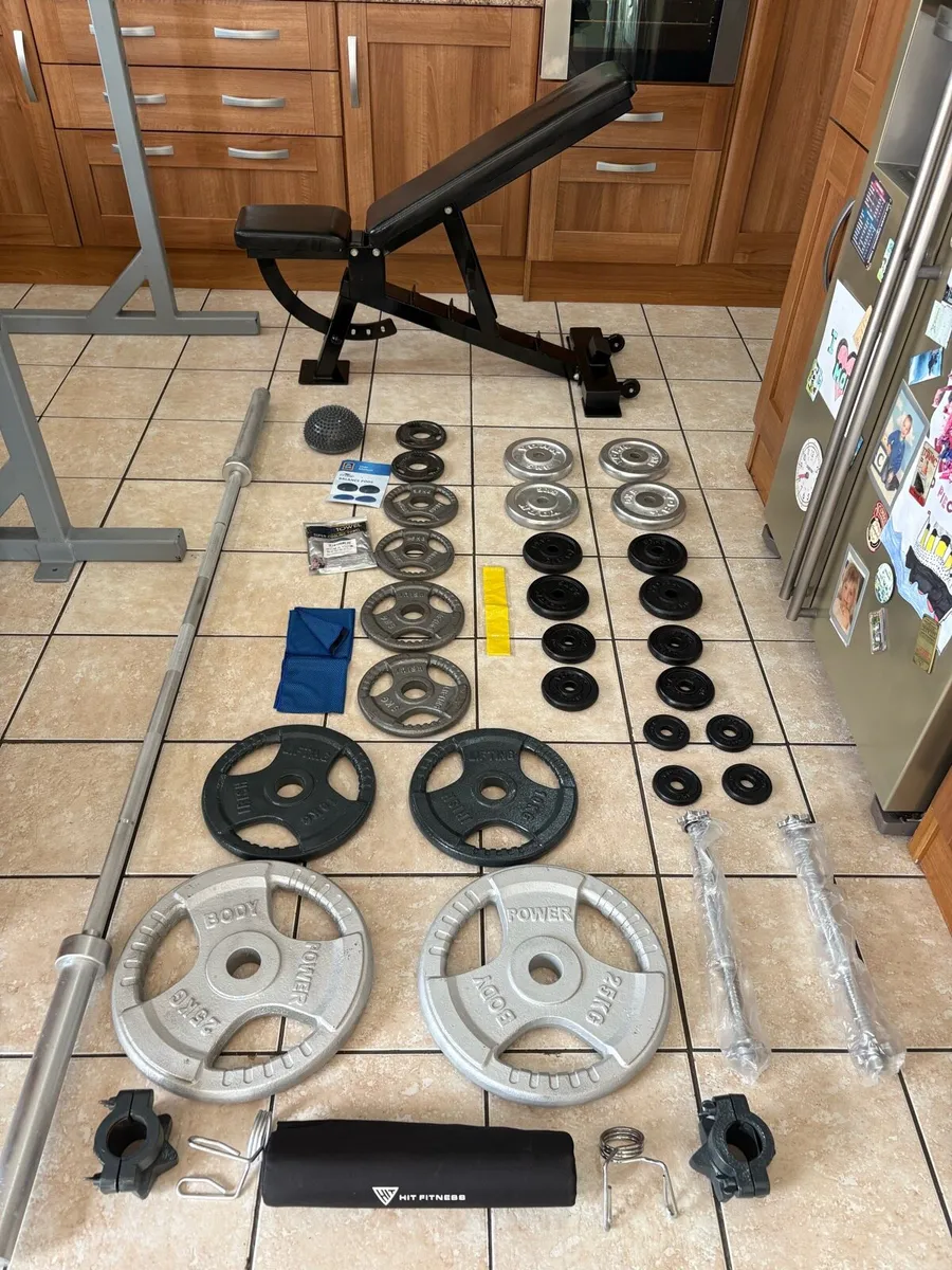 LIFETIME OLYMPIC WEIGHTLIFTING GYM SET,ALL U NEED! - Image 2