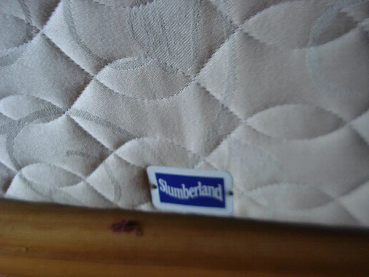 SLUMBERLAND DOUBLE DIVAN BED & MATTRESS. - Image 2