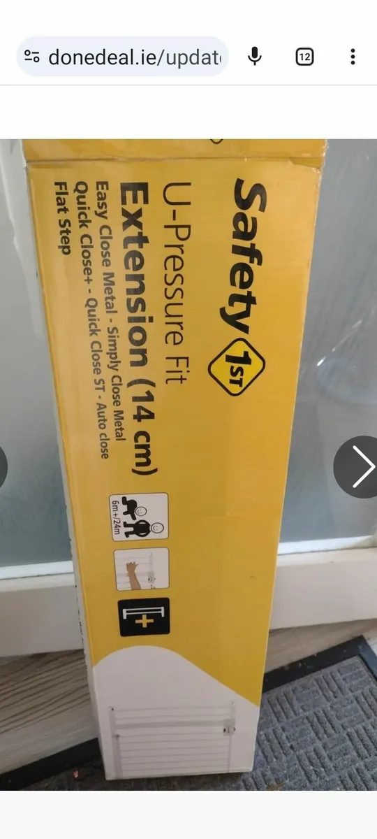 New Safety 1st gate extension 14cm - Image 3