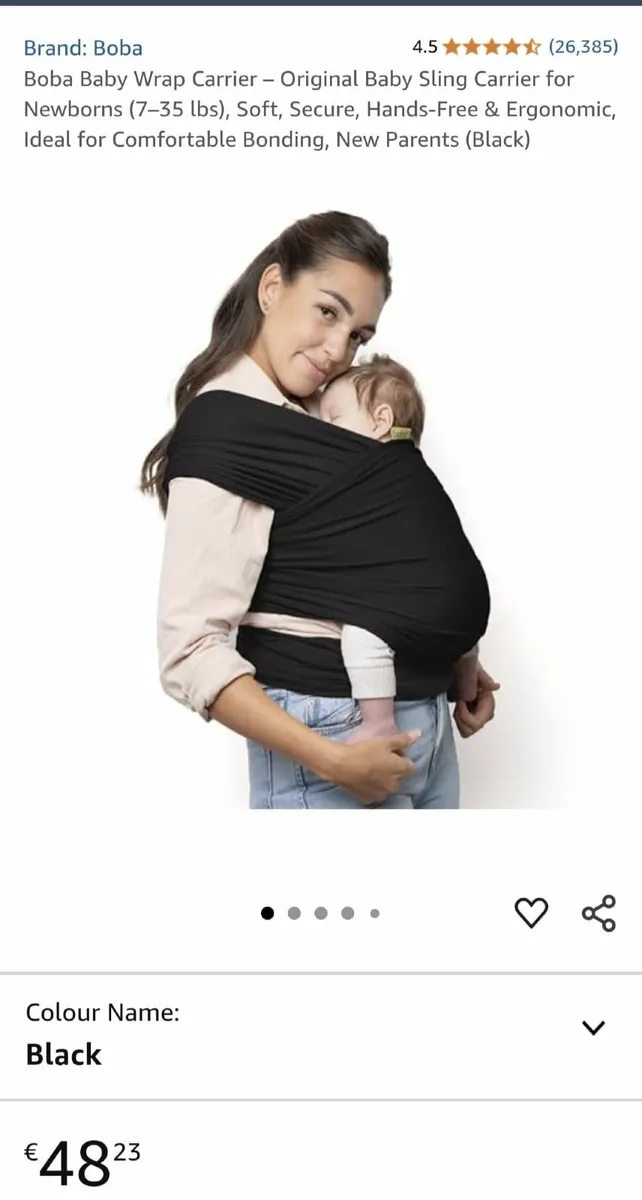 Baby Sling Carrier :new never used - Image 4