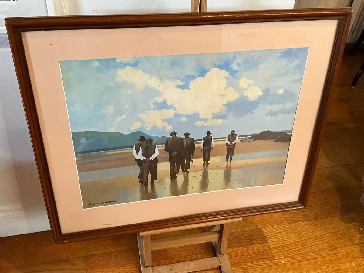 Large ‘ Men of Aran’ by Irish Artist John Skelton - Image 1
