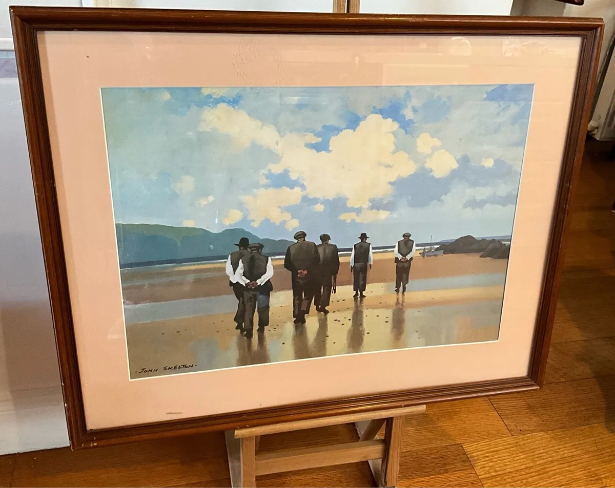Large ‘ Men of Aran’ by Irish Artist John Skelton - Image 2