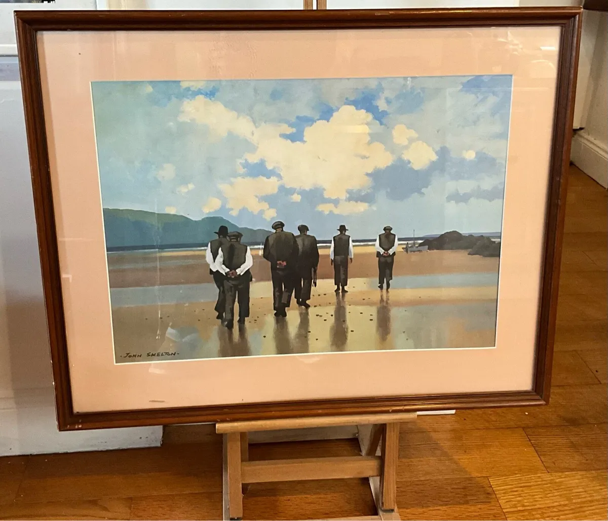Large ‘ Men of Aran’ by Irish Artist John Skelton - Image 4