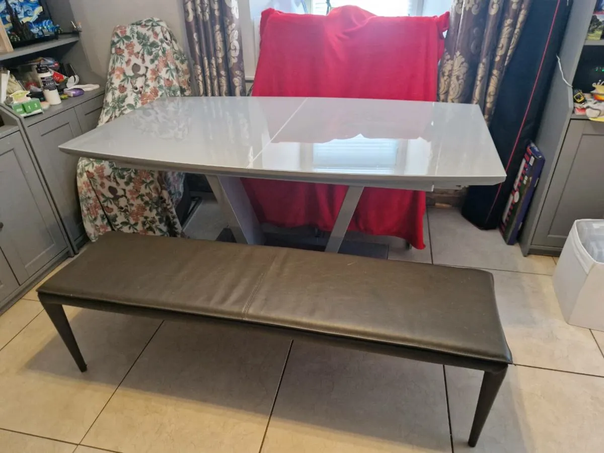 Table and bench - Image 1