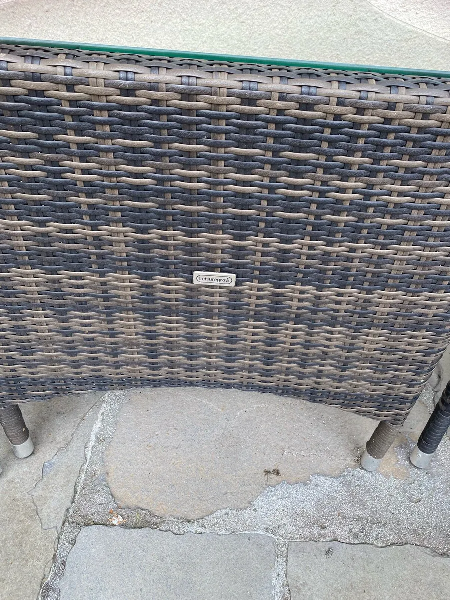 Leisuregrow Rattan bistro Garden Set - Image 4