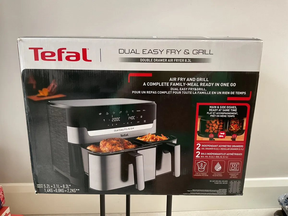 BNIB Tefal Dual Easy Fry & Grill - 8.3 L - Image 1
