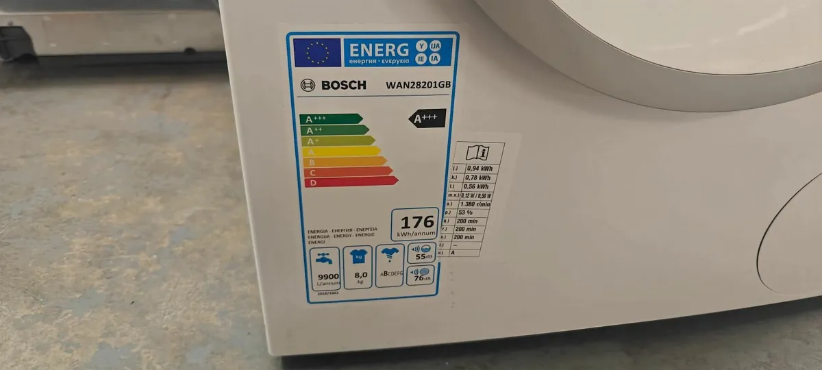 Bosch 8kg Washing Machine - Image 3