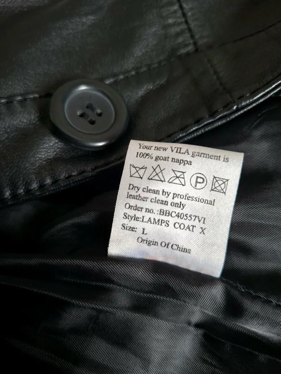 Womens Leather Coat - Image 3