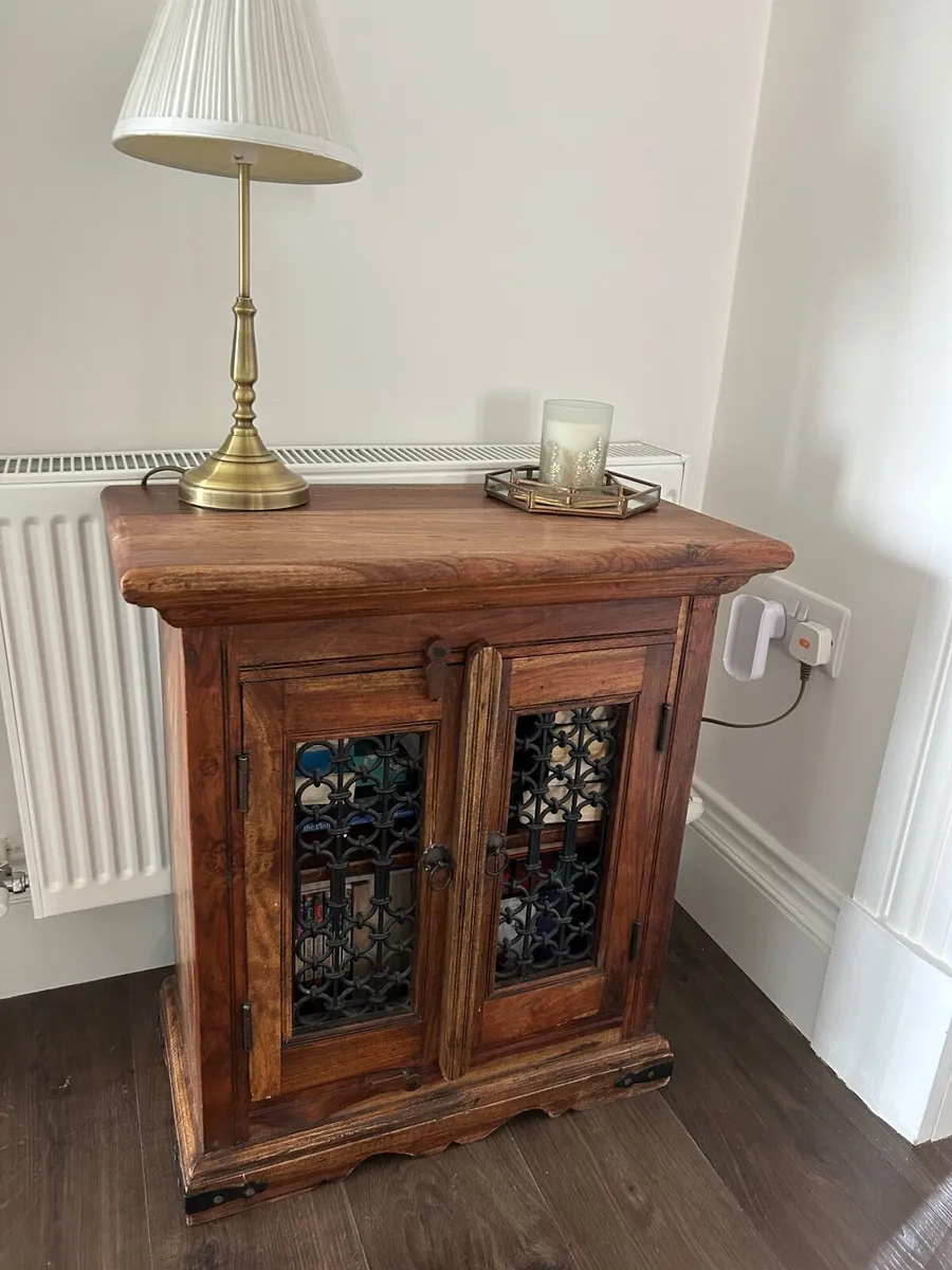 Solid wood storage unit ideal for books - Image 1