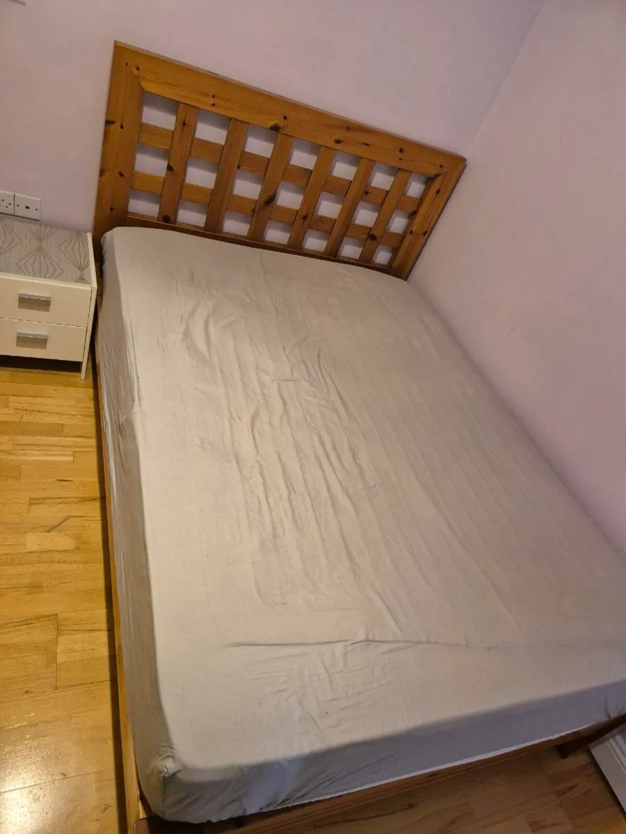Double Bed with Mattress - Image 1