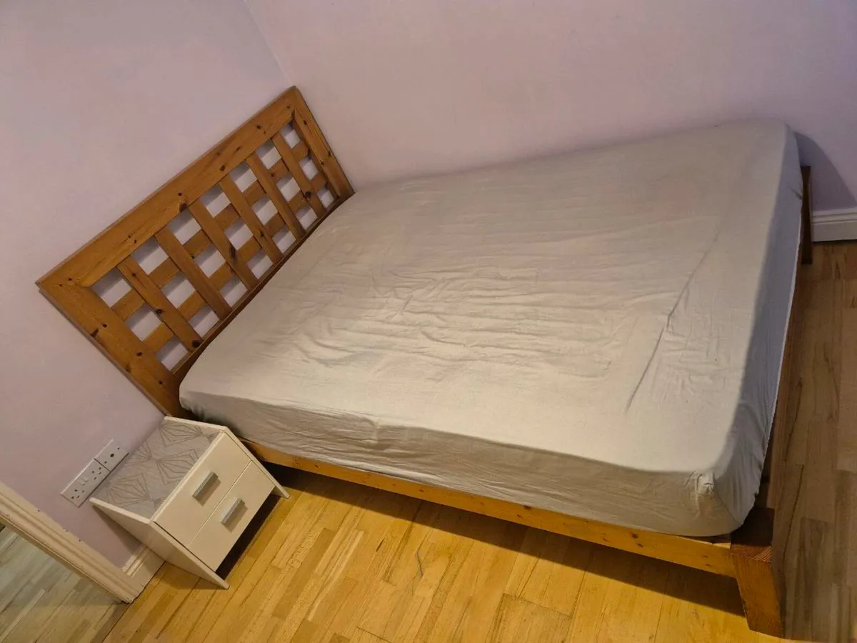 Double Bed with Mattress - Image 2