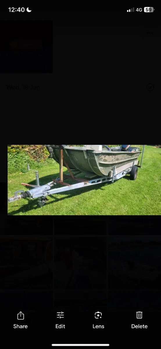 Aluminium boat 16’ (Rare) - Image 1