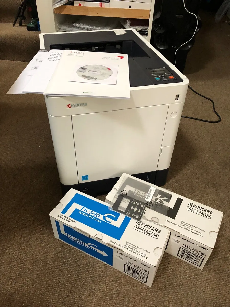 Kyocera InkJet Printer with Extra New Toner - Image 1