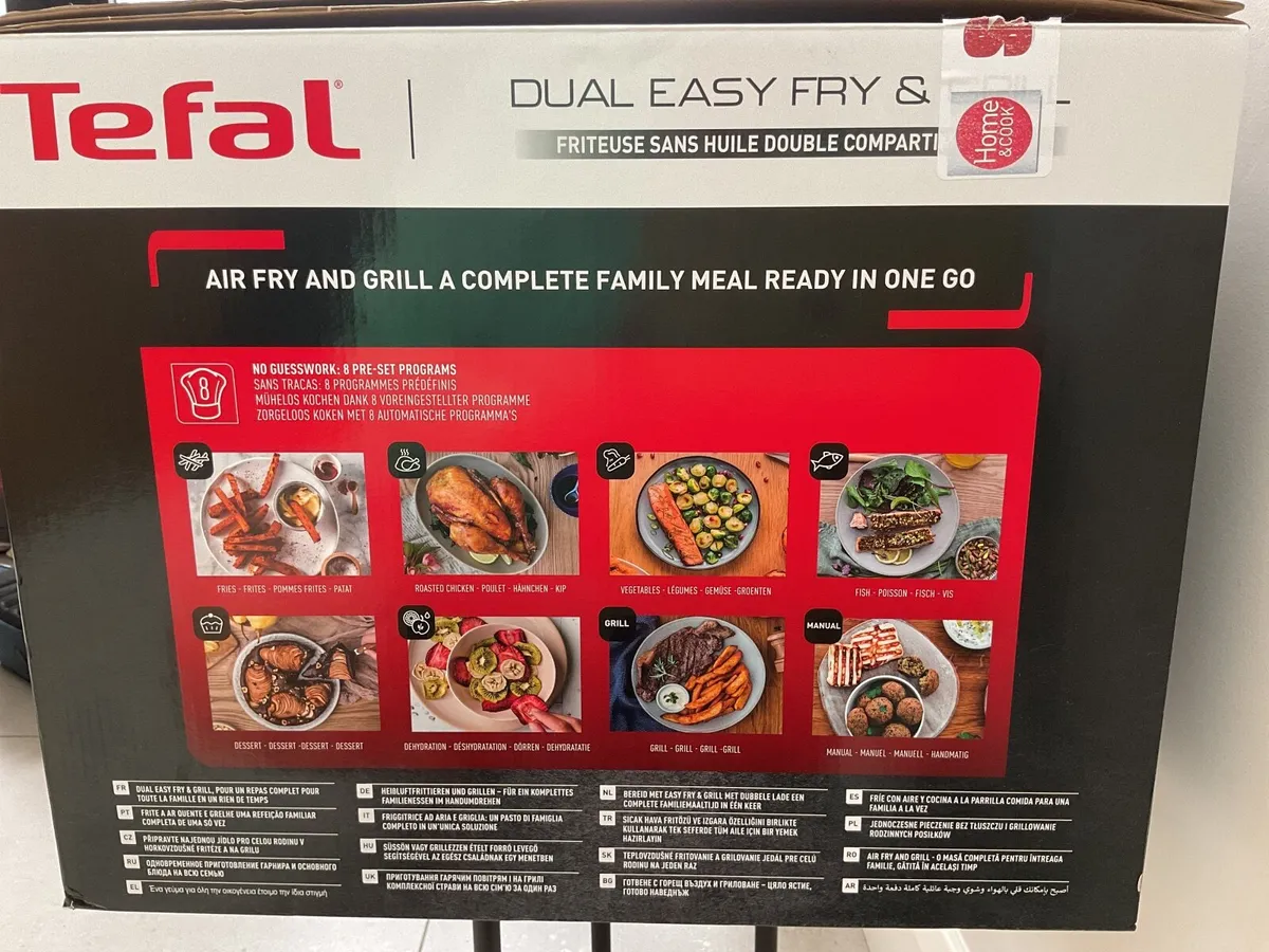 BNIB Tefal Dual Easy Fry & Grill - 8.3 L - Image 3