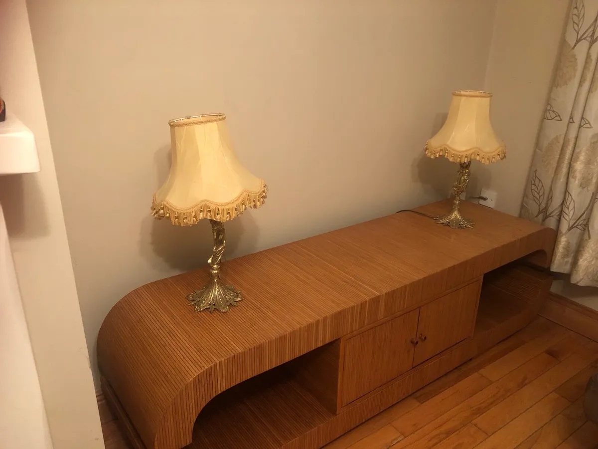 Antique Brass  Lamps - Image 4