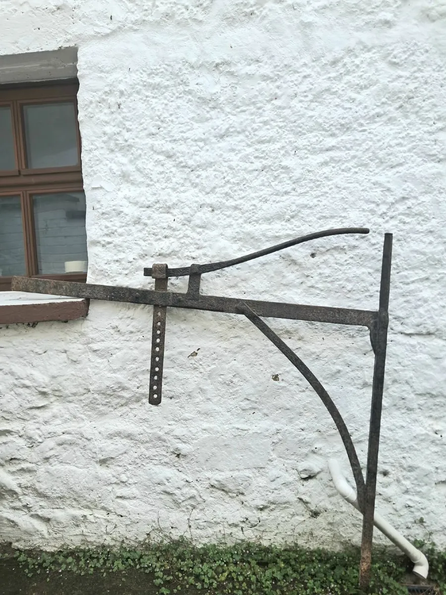 Antique Chimney Fire Crane - Image 3