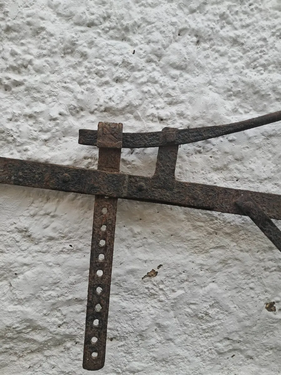 Antique Chimney Fire Crane - Image 4