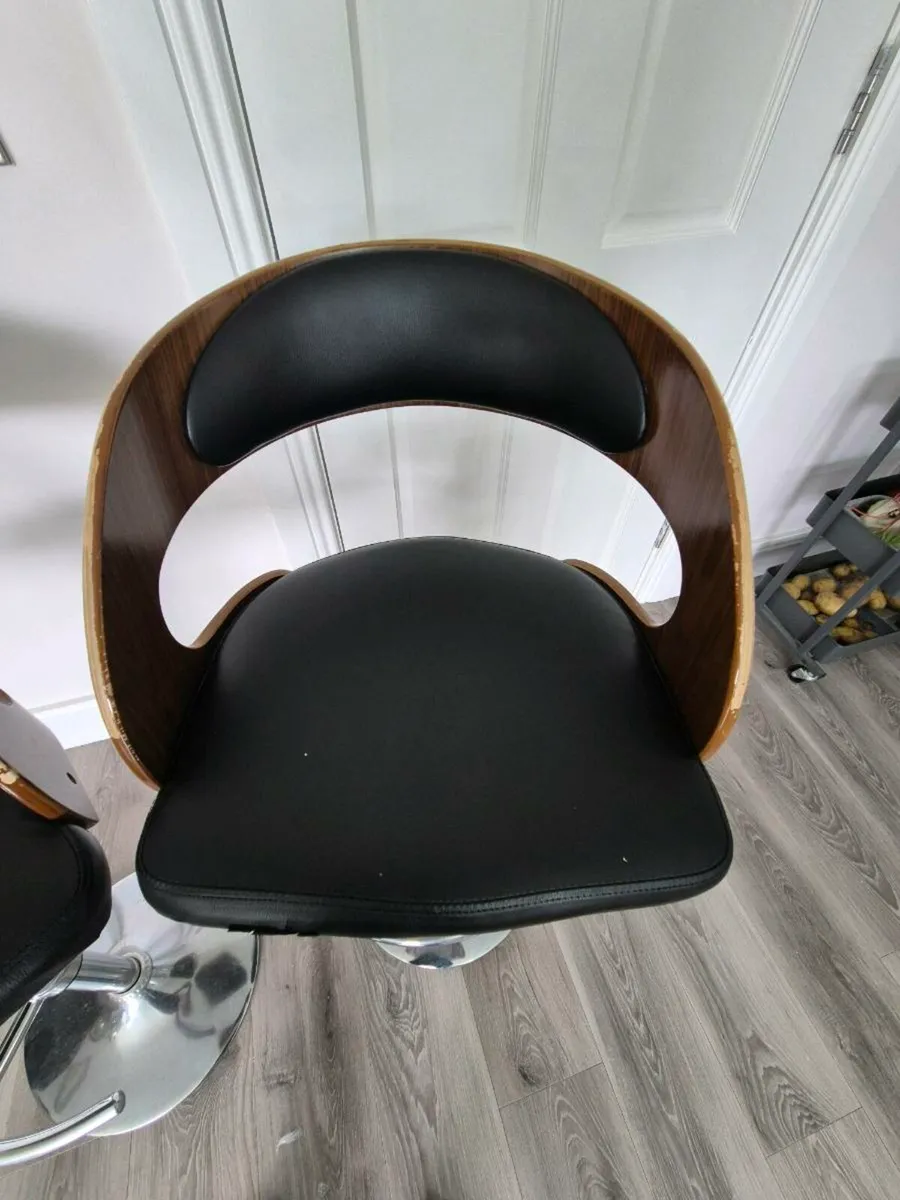 Pair of High Chairs ( Height Adjustable - Image 2