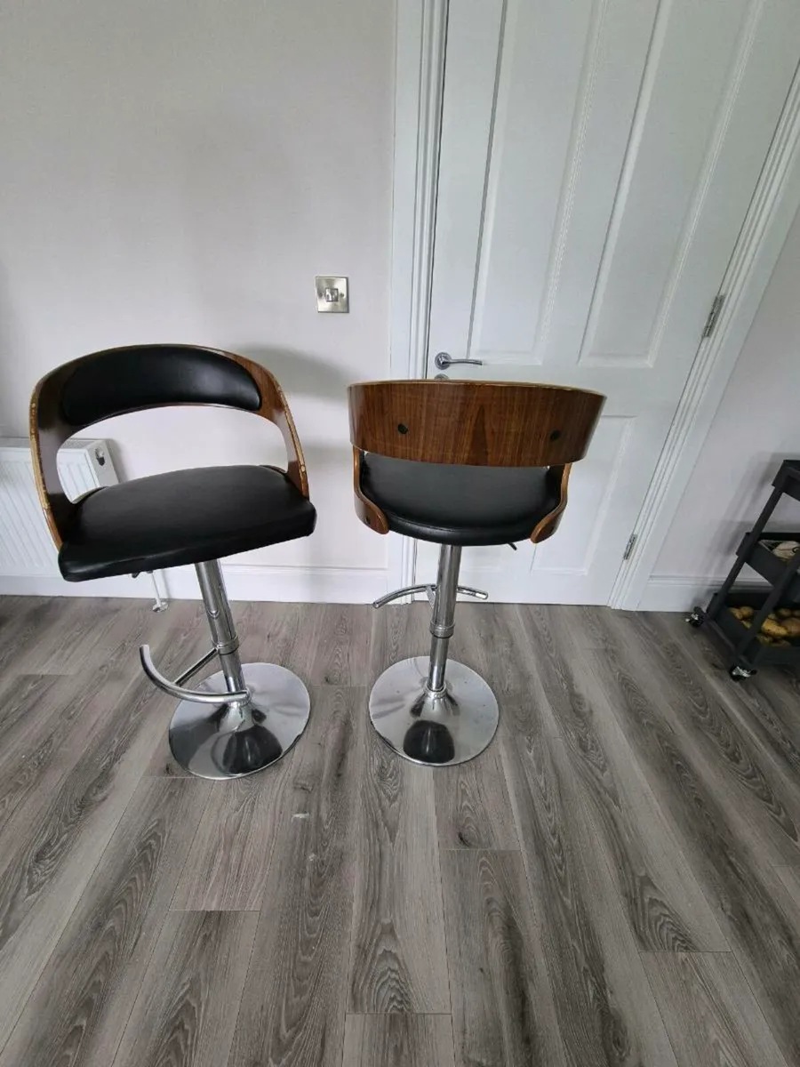 Pair of High Chairs ( Height Adjustable - Image 3