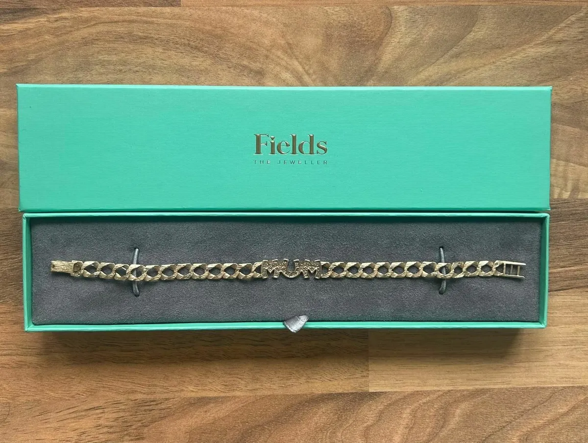 9ct Gold Mum Bracelet - Image 2