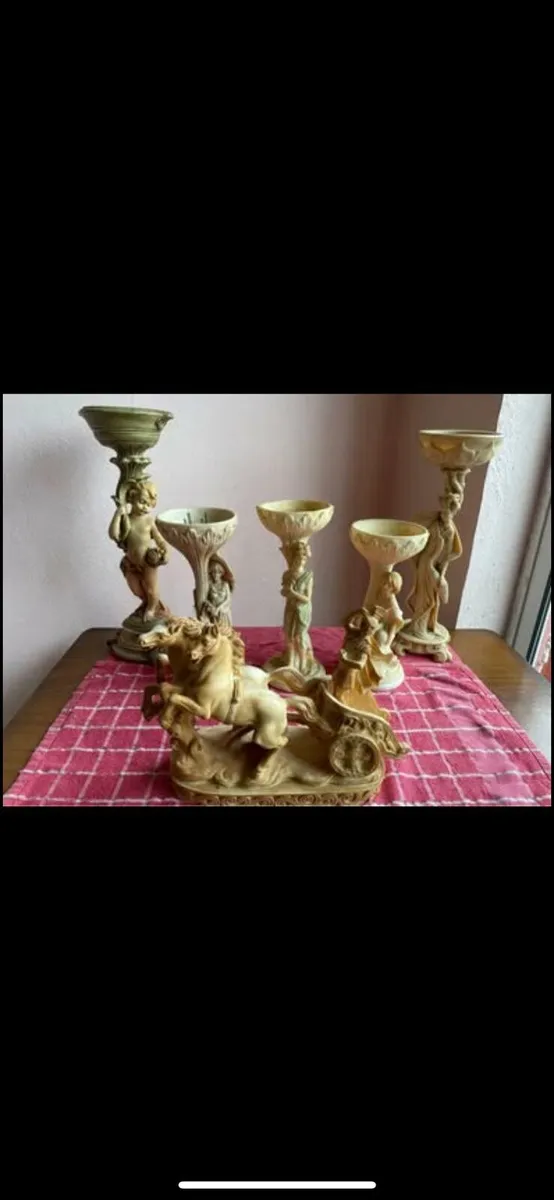 Candle holder / floral - Image 1