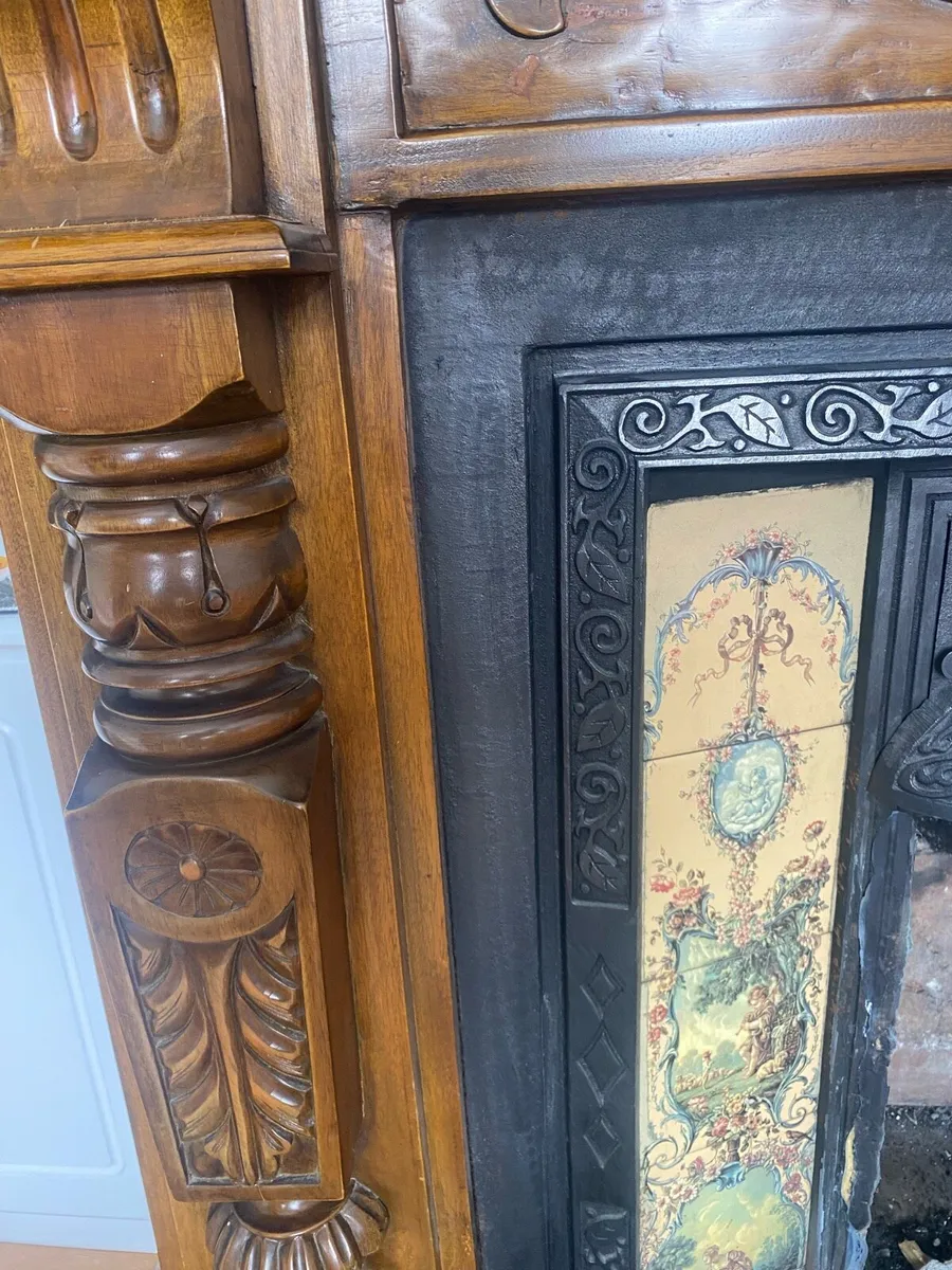 Fireplace surround and insert - Image 3