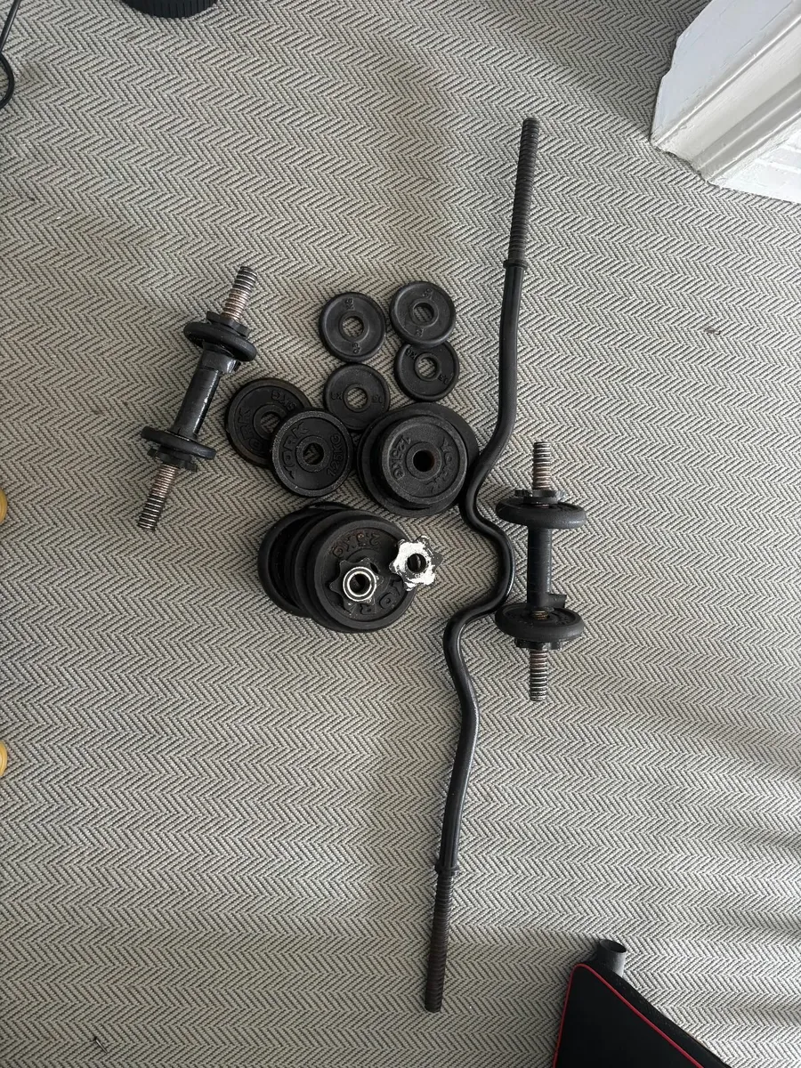 Fitness Weights & bench - Image 3
