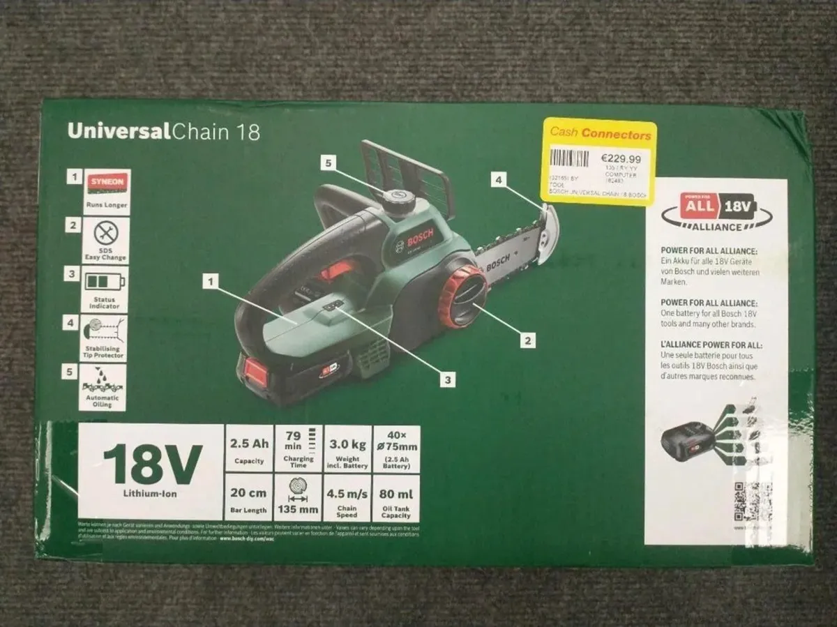 Bosch Universal Chain 18 Chainsaw New - Image 2