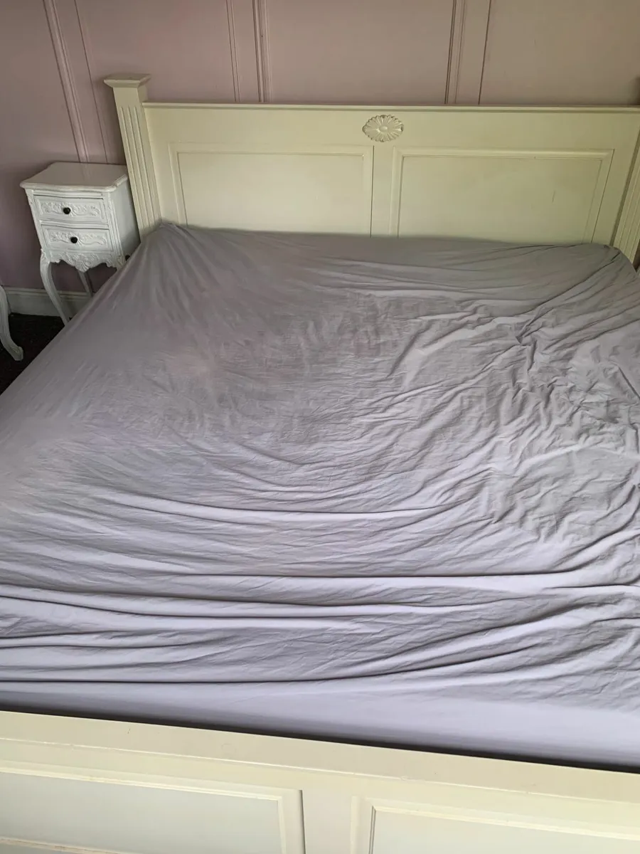 Super King Bed Frame and Side Tables - Image 4
