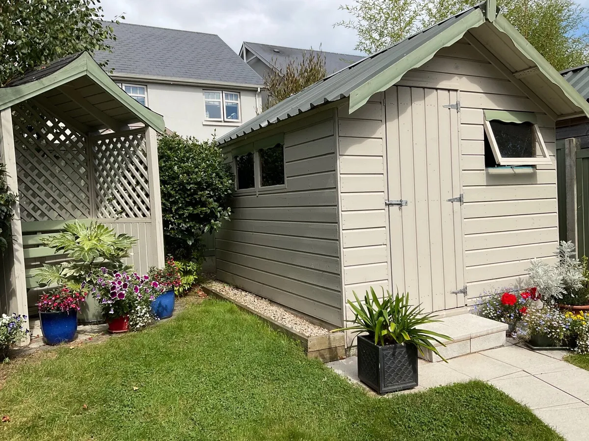 Garden Shed and Arbour Garden Seat - Image 1
