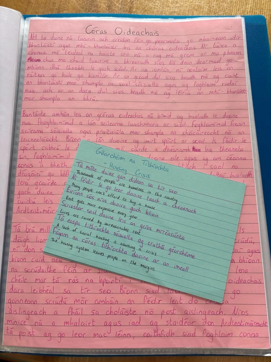 H1 Higher Level LC Irish Notes - Image 4
