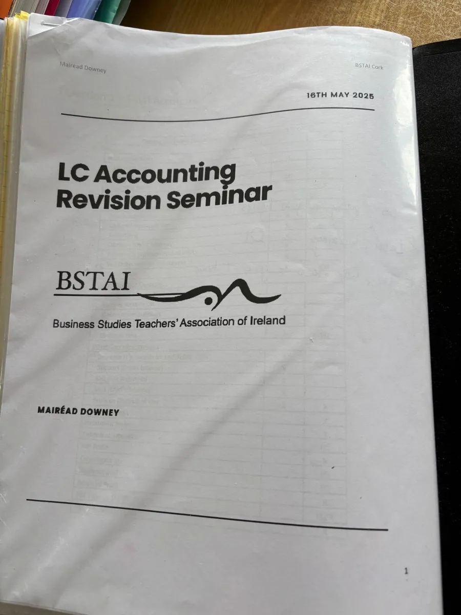 Accounting LC Notes - Image 1