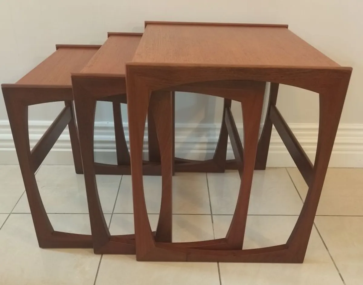 Mid Century Retro Vintage G Plan Nest of Tables - Image 4