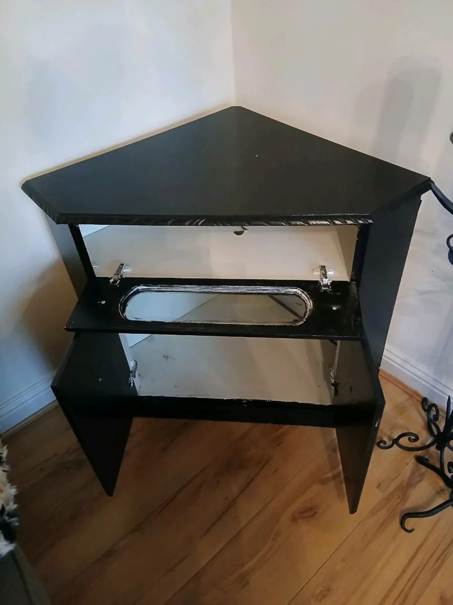 Corner Cabinet Blck - Image 3