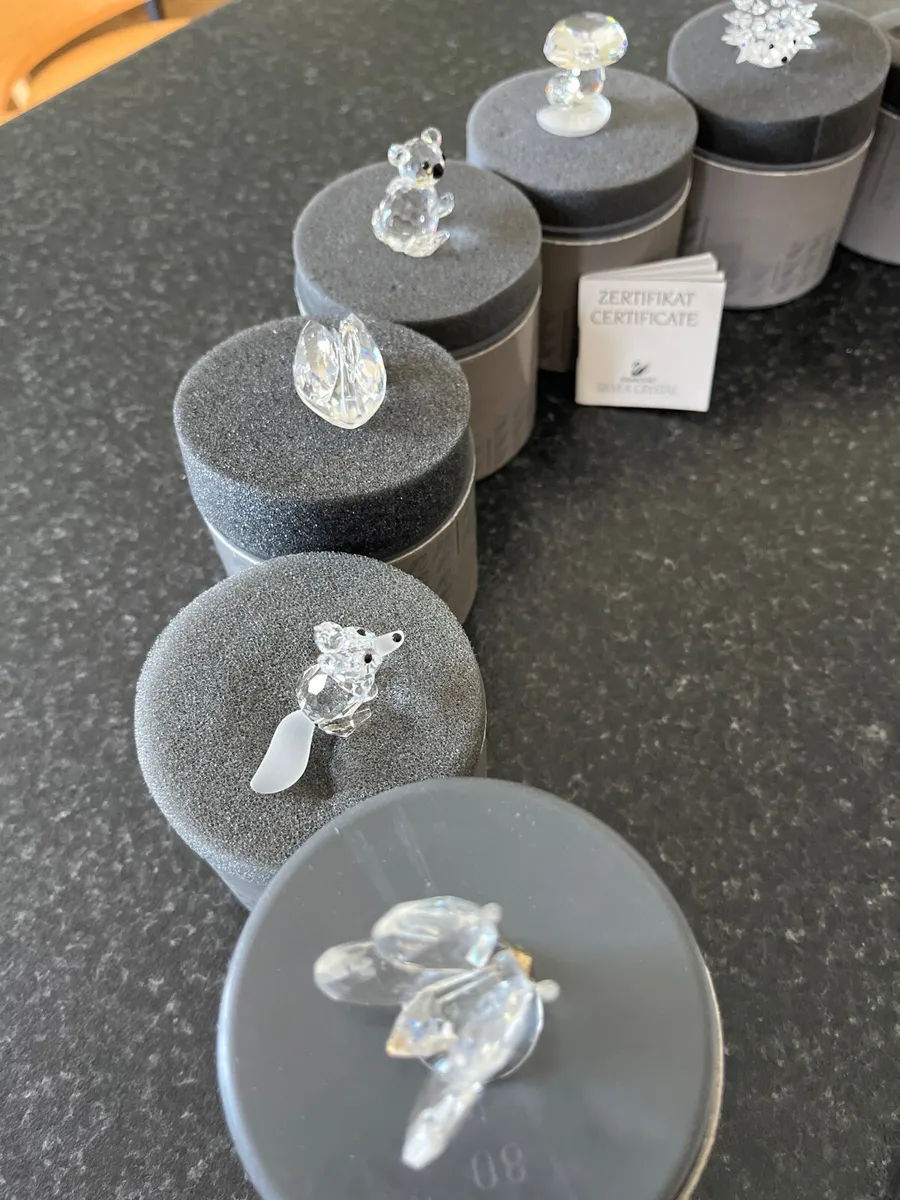 9 Swarovski silver crystal - Image 3